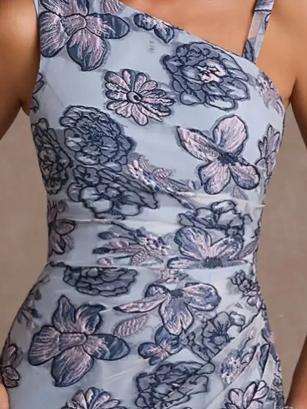 Azazie one shoulder